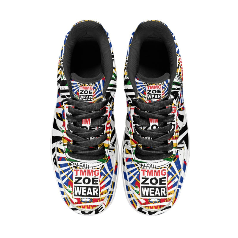 TMMG HAITI ZOE WEAR LOW TOP LEARHER SNEAKERS