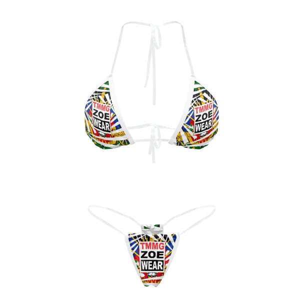 TMMG HAITI ZOE WEAR WOMEN TRANSPARENT STRING BIKINI COLLECTION