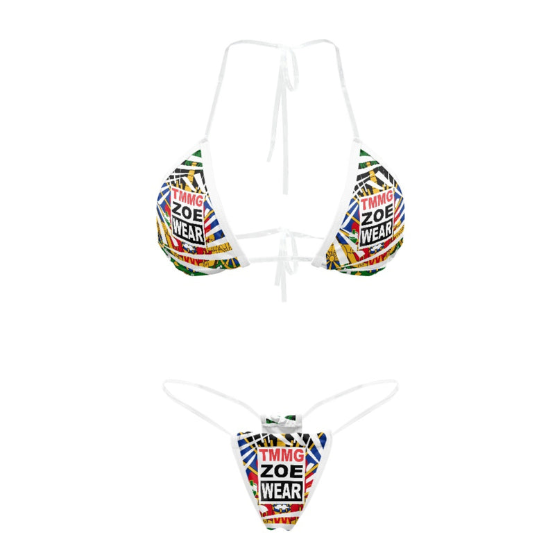 TMMG HAITI ZOE WEAR WOMEN TRANSPARENT STRING BIKINI COLLECTION