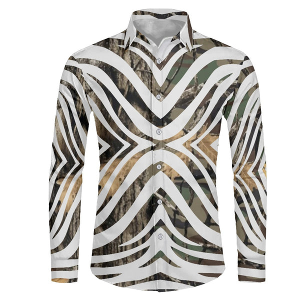 TMMG FOREST ZEBRA PRINT DRESS SHIRT