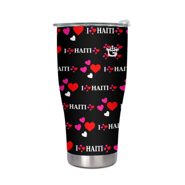 TMMG HAITI ST VALENTINE I LOVE HAITI 30oz TUMBLER.