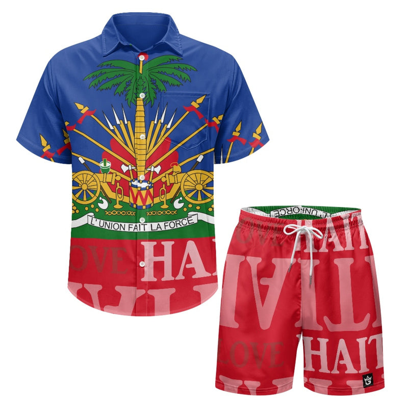 TMMG HAITI HAITIAN FLAG CABANA SET