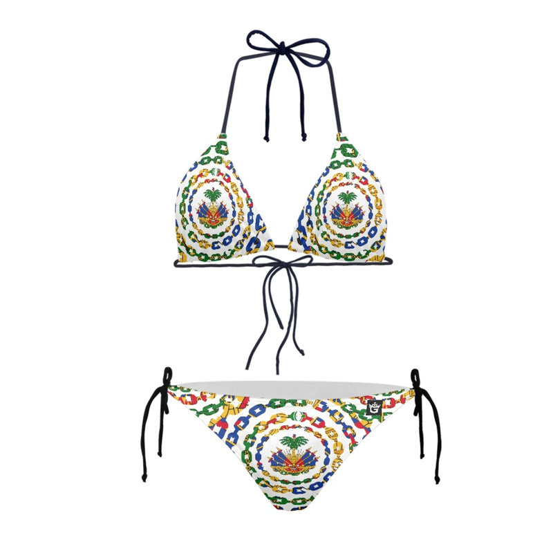 TMMG HAITIAN FLAG URBAN LINK BIKINI & ONE PIECE BATHING-SUIT