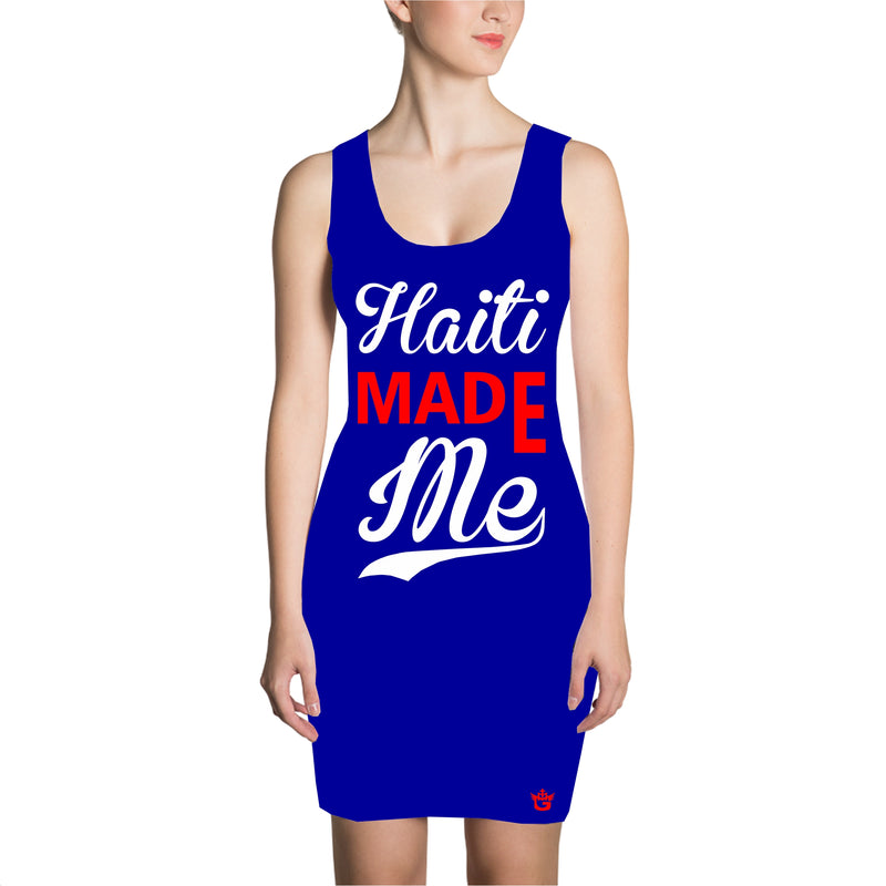 Blue Haiti Made Me Dress