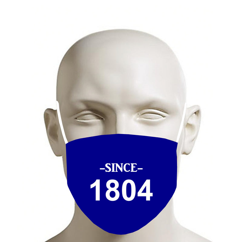 BLUE TMMG HAITI SINCE 1804 FACE MASK