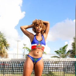 DUAL PURPOSE TMMG HAITIAN FLAG SPORTS SWIM SET