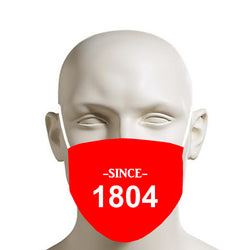 RED TMMG HAITI SINCE 1804 FACE MASK