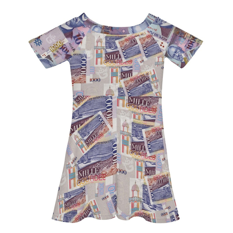 TMMG Haitian Money 1000 GDES Kids Casual Dress  (Toddler & Youth)