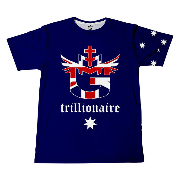 TMMG HAITI LUXURY AUSTRALIA AUSTRALIAN FLAG TRILLIONAIRE T-SHIRT