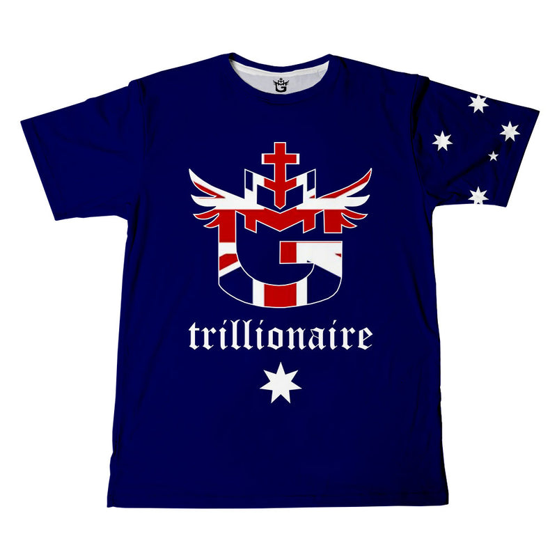 TMMG LUXURY AUSTRALIA AUSTRALIAN FLAG TRILLIONAIRE T-SHIRT