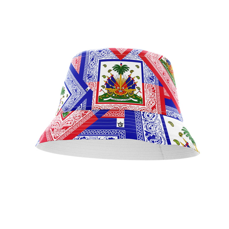 TMMG Haitian Flag Bandana Bucket Hat