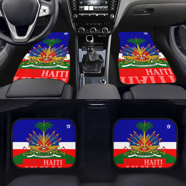 TMMG Haiti Flag Car Floor Mats 4pcs set