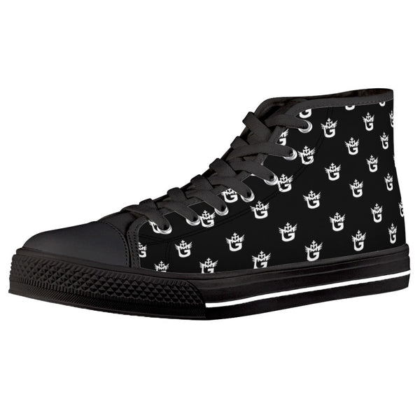 TMMG LOGO ALL OVER PRINT HIGH TOP SNEAKERS