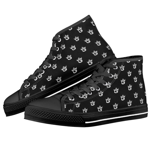 TMMG LOGO ALL OVER PRINT HIGH TOP SNEAKERS