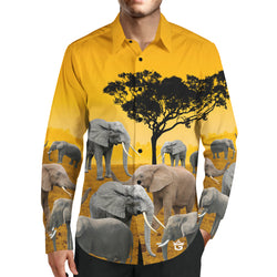 TMMG LUXURY SAFARI ELEPHANT DRESS SHIRT