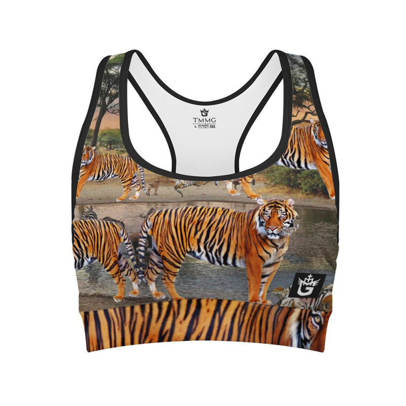 TMMG Safari Tiger Sports Bra