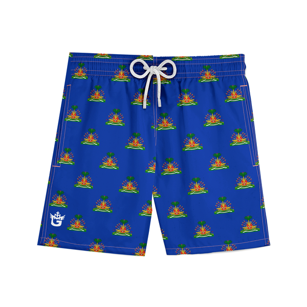 TMMG HAITI ALL OVER SWIM SHORTS