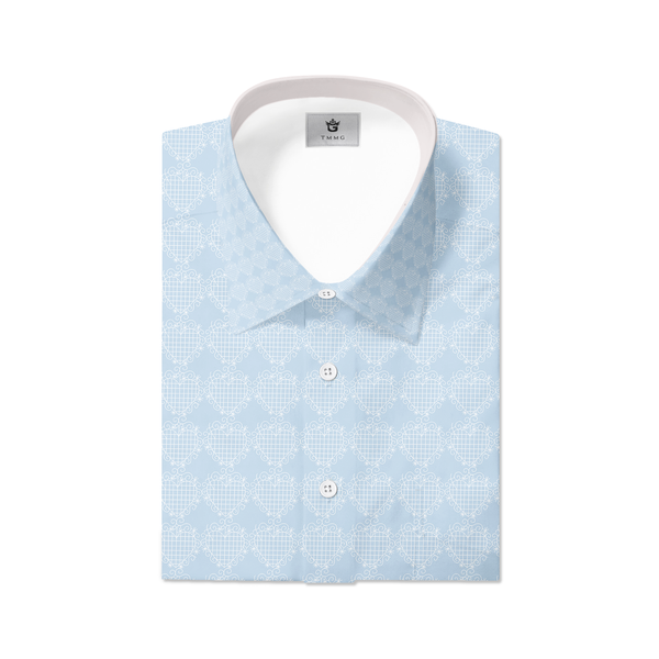 CHAMBRAY TMMG LUXURY PLAID DRESS SHIRT INSPIRED BY EZILI DANTO