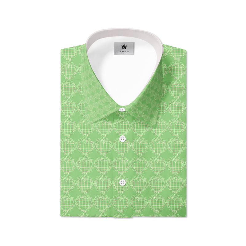 GREEN TMMG LUXURY PLAID DRESS SHIRT INSPIRED BY EZILI DANTO