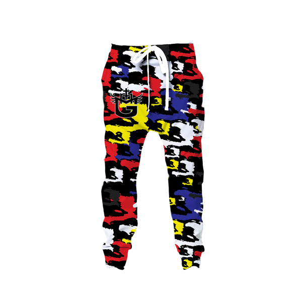 TMMG LUXURY HAITI MAP GREEN CAMO JOGGERS