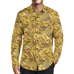 TMMG LUXURY HAITI RAW GOLD DRESS SHIRT