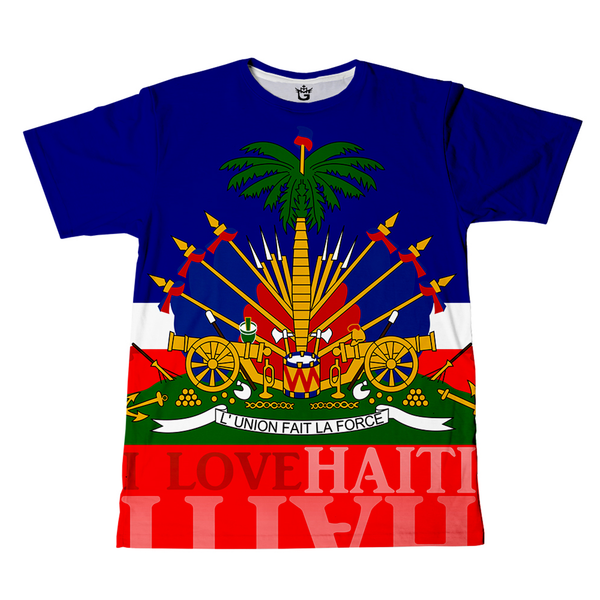 TMMG BLUE HAITIAN FLAG T-SHIRT