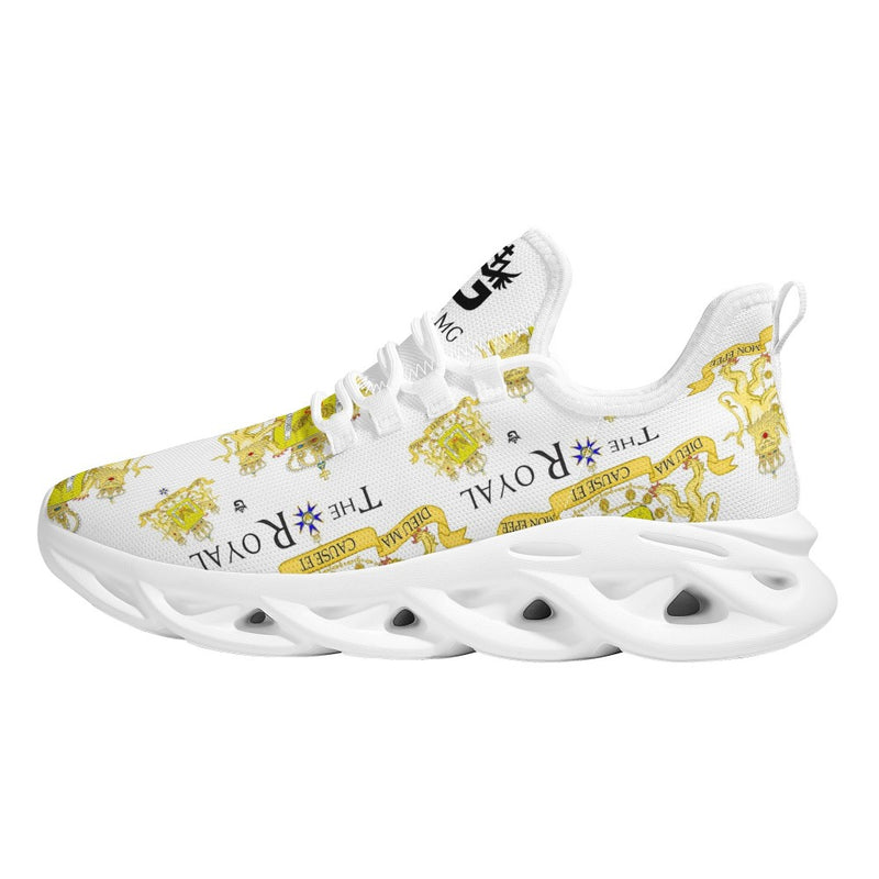 WHITE TMMG ROYAL KINGDOM OF HAITI LUXURY SNEAKERS