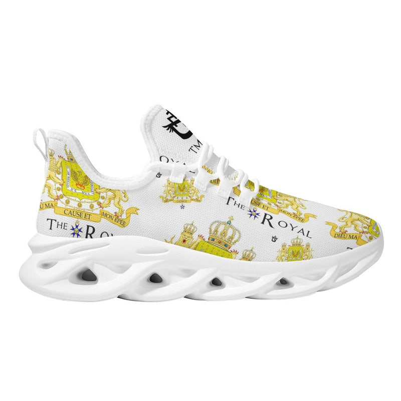 WHITE TMMG ROYAL KINGDOM OF HAITI LUXURY SNEAKERS