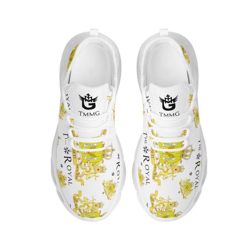 WHITE TMMG ROYAL KINGDOM OF HAITI LUXURY SNEAKERS