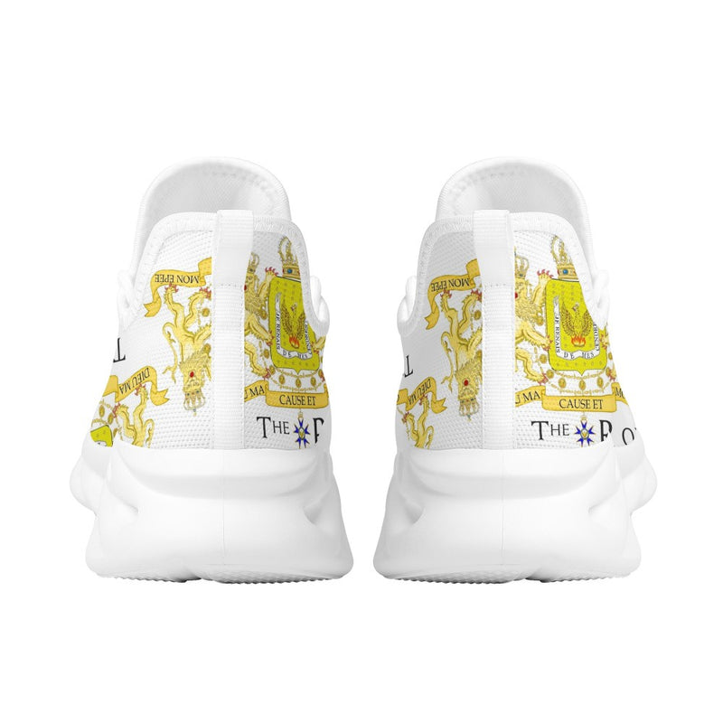 WHITE TMMG ROYAL KINGDOM OF HAITI LUXURY SNEAKERS