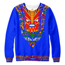 TMMG HAITI HAITIAN FLAG DASHIKI SWEATER