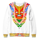TMMG HAITI HAITIAN FLAG DASHIKI SWEATER